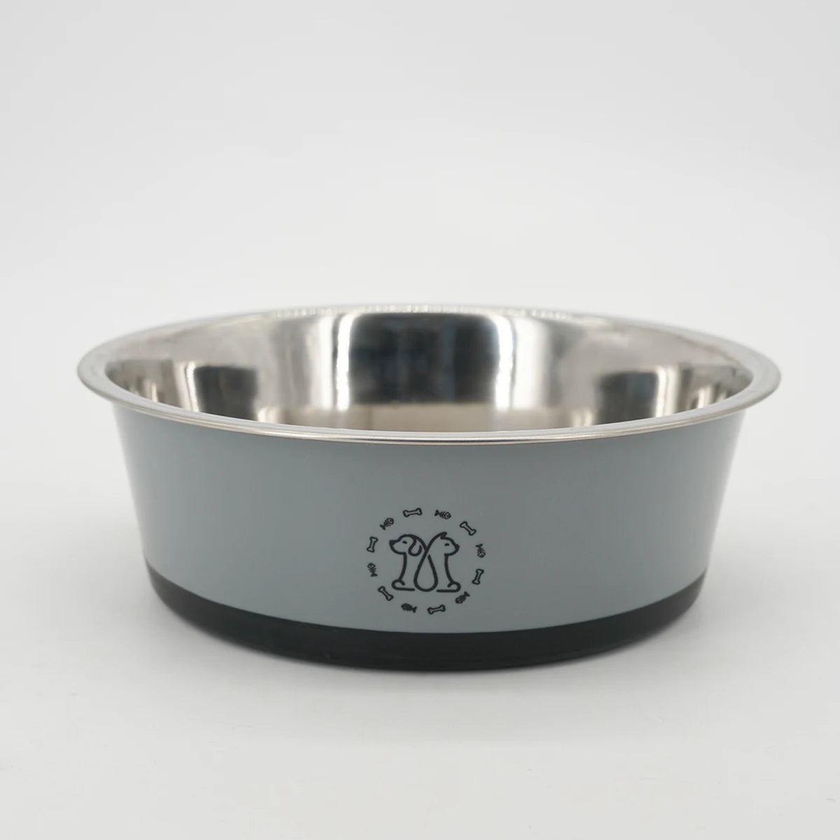 Non-Slip Stainless Steel Pet Bowl – Anti-Tip Dog & Cat Food Bowl