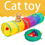 Cat Tunnel Pet Tube – Collapsible Play Toy for Indoor & Outdoor Cats, Kittens & Puppies | Interactive Puzzle, Exercise, Hiding & Training Toy