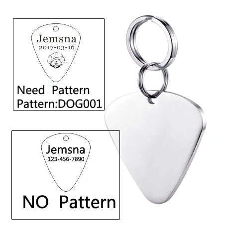 Custom Pet ID Tag for Cats & Dogs – Free Engraving Stainless Steel Name Tag