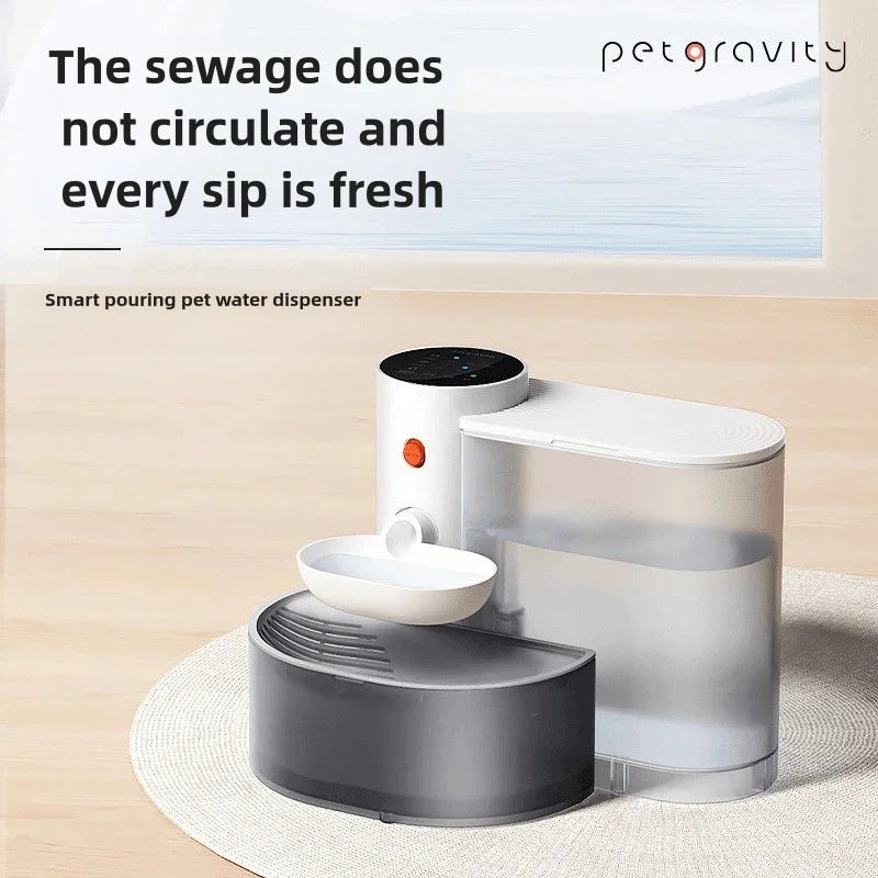 Automatic Pet Water Dispenser – Dog & Cat Fountain with Running Water, USB Charging, Easy-Clean Design