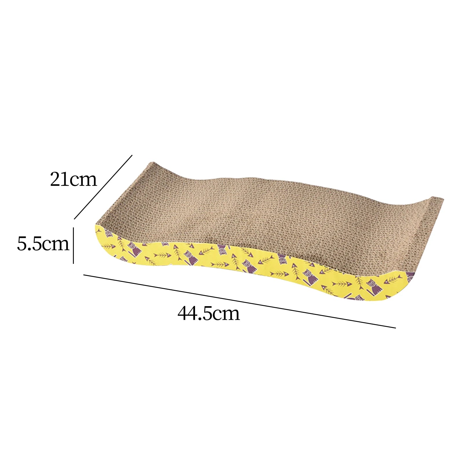 Durable Cat Scratcher Bed – Corrugated Cardboard Sofa Protector for Indoor Cats & Kittens