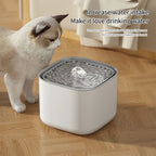 3L Cat Water Fountain – Automatic Recirculating Filter, Large Capacity Silent USB Electric Dispenser for Cats & Pets