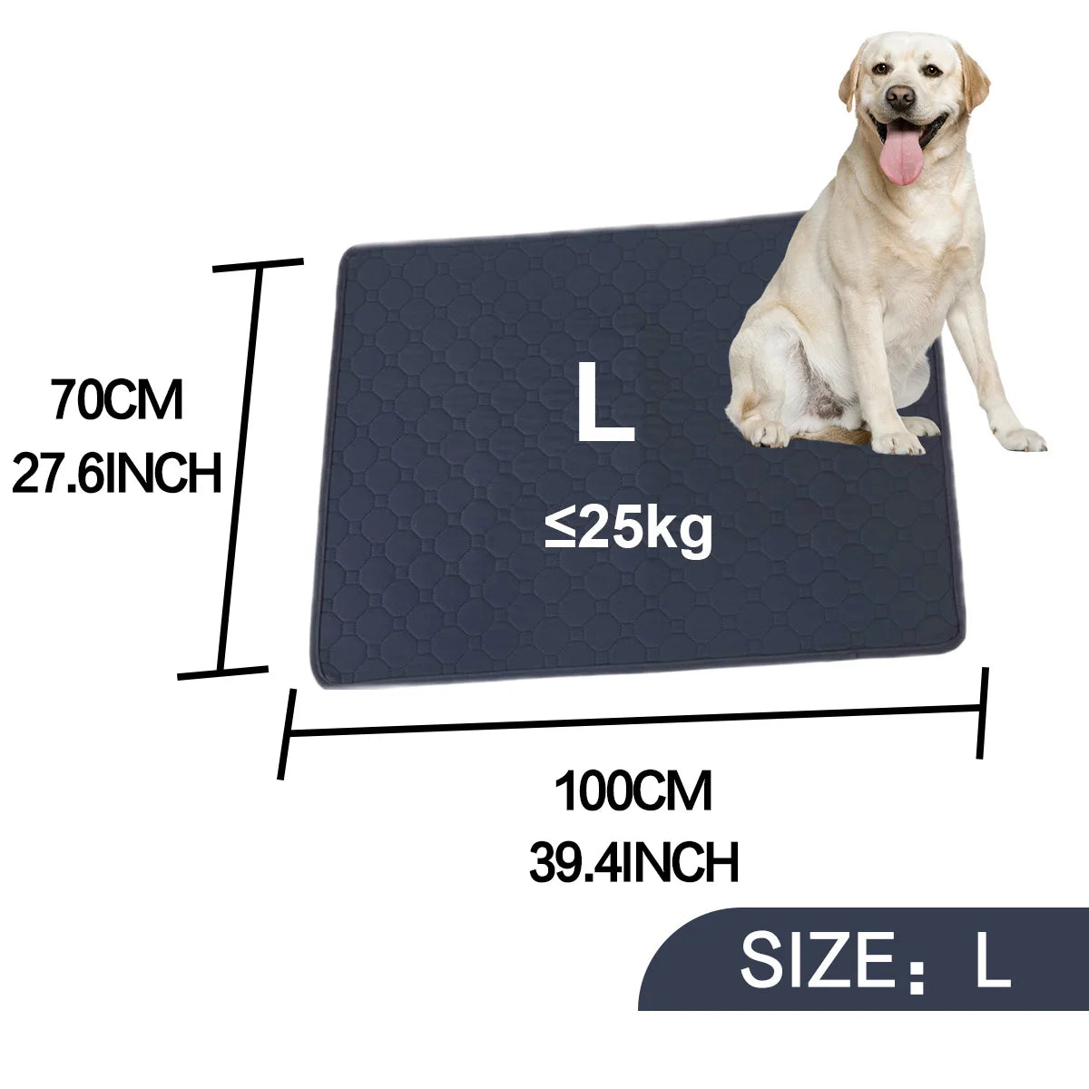Reusable Dog Pee Pads – Absorbent & Waterproof Pet Training Mats