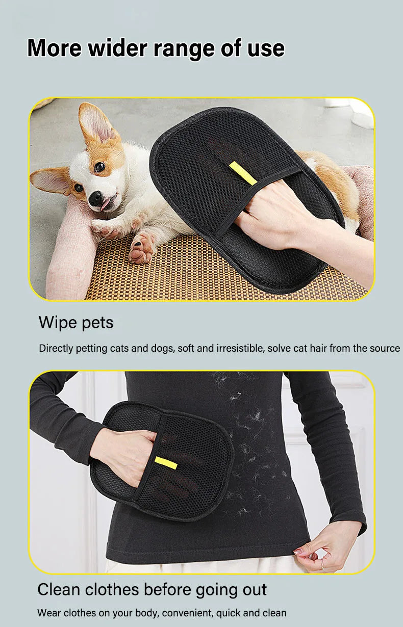1/2/5pcs Pet Hair Remover Glove – Deshedding Brush Mitt for Dogs, Cats & Rabbits with Long, Short, or Curly Hair