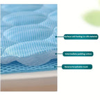 Pet Cooling Mat for Cats & Dogs – Soft Ice Silk Summer Dog Bed