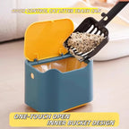Portable Cat Litter Box – Enclosed, Removable Bedpan Toilet for Medium & Large Cats, Rabbits & Small Pets