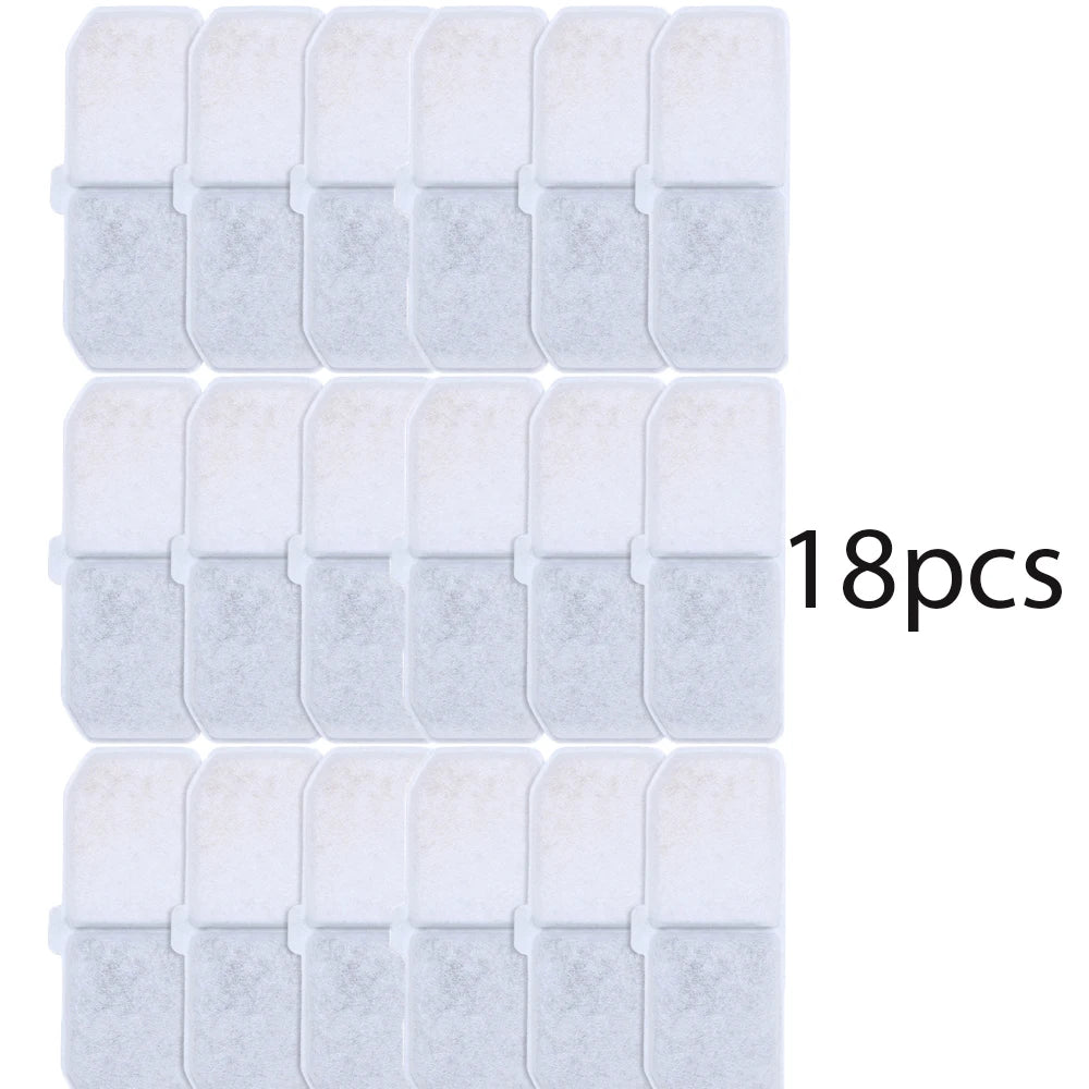 12/24PCS Cat Water Fountain Filter Replacement Chips – Pet Drinking Water Distributor Filter