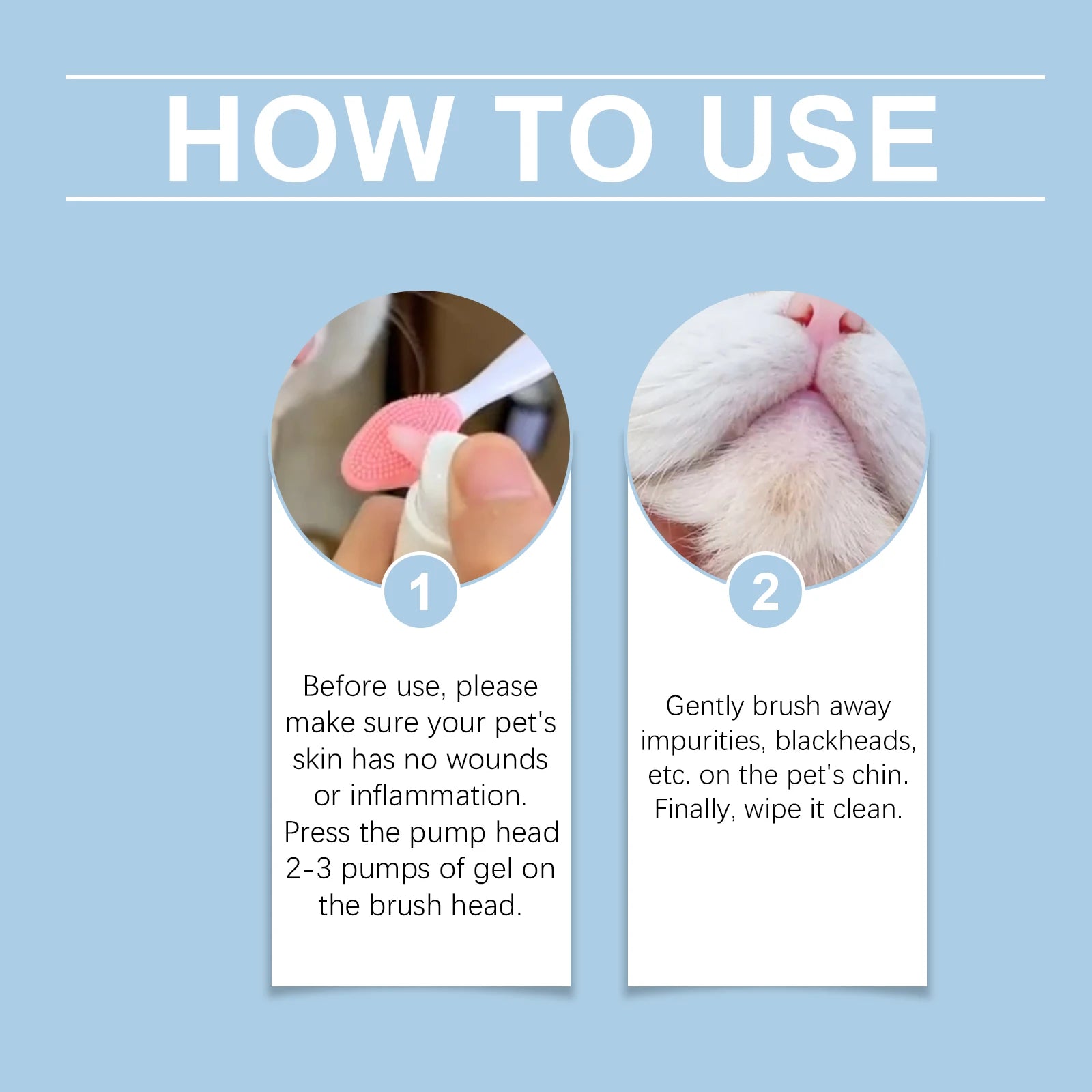 Pet Dental Care Kit – Dog & Cat Toothbrush with 30ml Oral Solution for Tartar Control & Fresh Breath