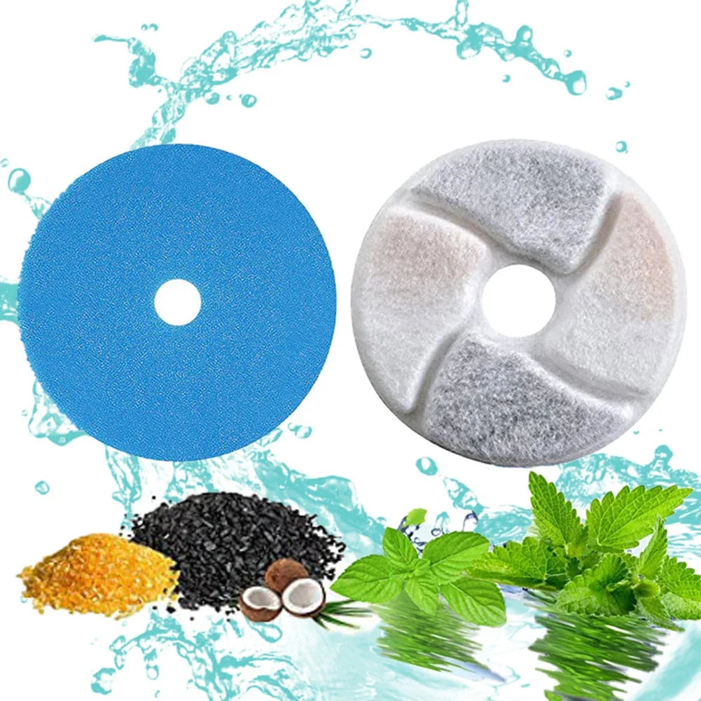 Cat Water Fountain Replacement Filters – Activated Carbon Pet Drinking Fountain Filter