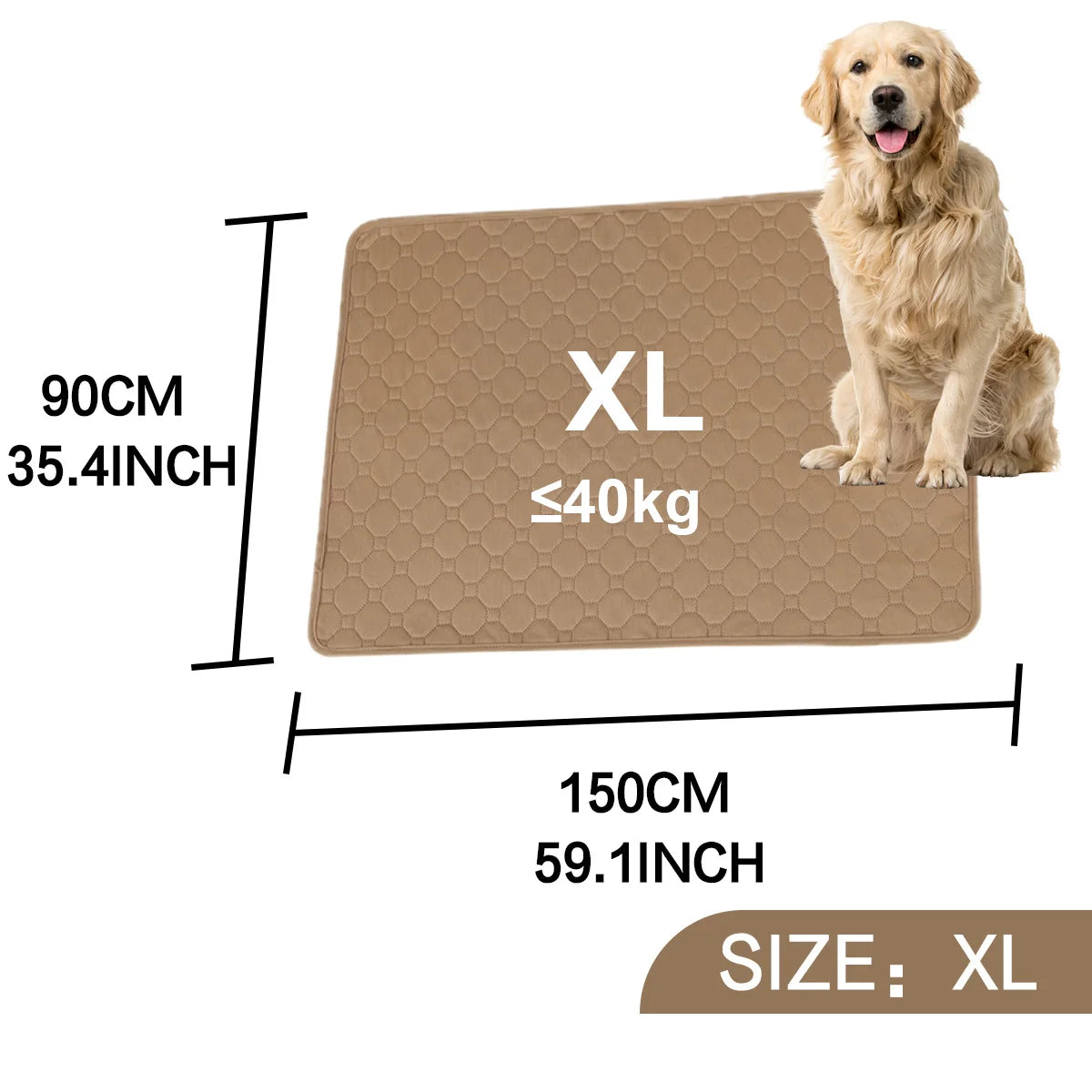 Reusable Dog Pee Pads – Absorbent & Waterproof Pet Training Mats