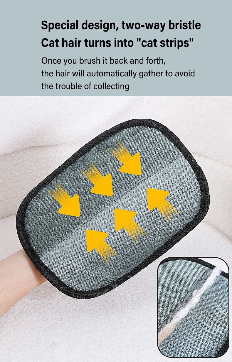 1/2/5pcs Pet Hair Remover Glove – Deshedding Brush Mitt for Dogs, Cats & Rabbits with Long, Short, or Curly Hair