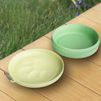 Portable Dog Food & Water Bowl – Durable Travel Pet Feeder for Dogs & Cats