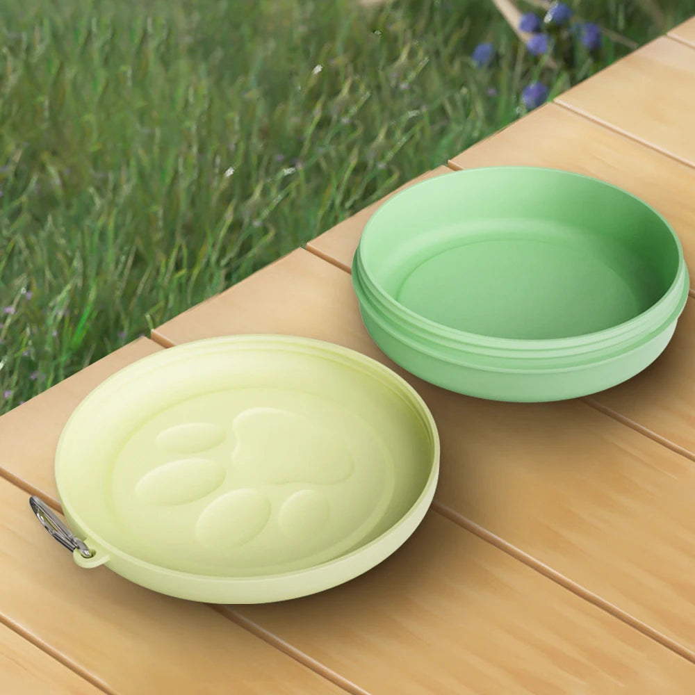 Portable Dog Food & Water Bowl – Durable Travel Pet Feeder for Dogs & Cats