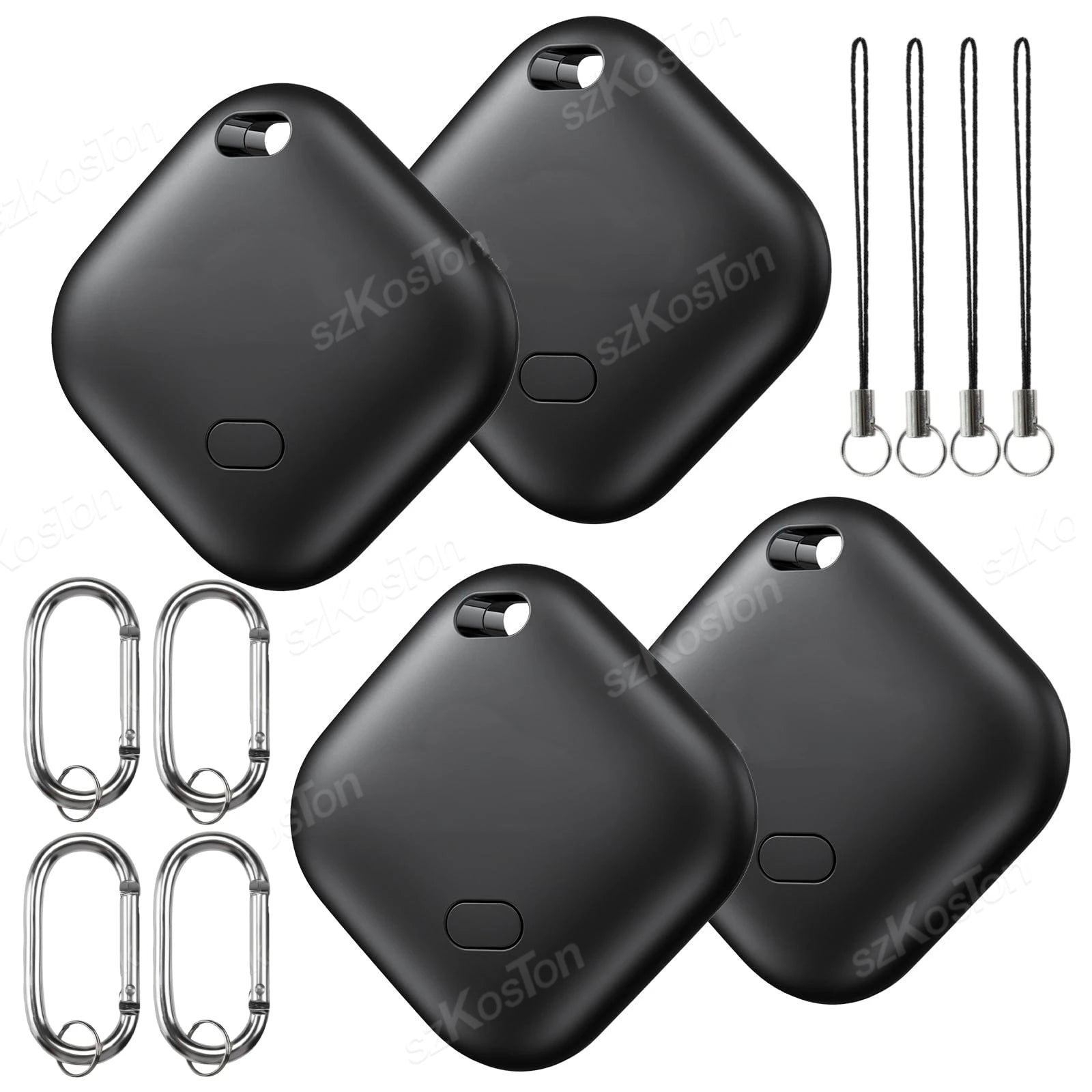 Mini GPS Tracker – iOS Find My App Compatible | Pet, Child, Car & Key Finder with Keychain