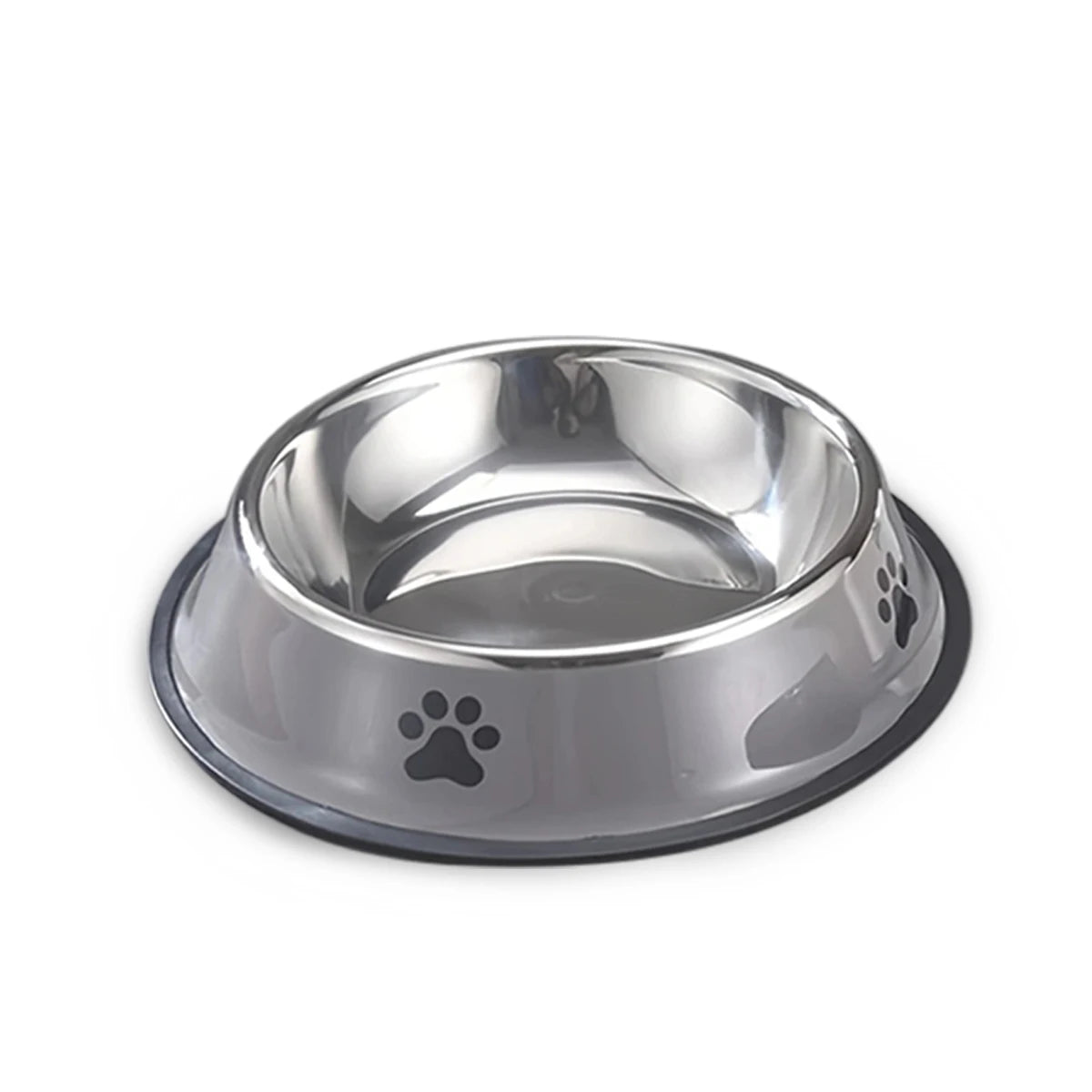 Stainless Steel Pet Bowl – Durable Cat & Dog Food Bowl, Anti-Fall, Multi-Size Feeding Bowl