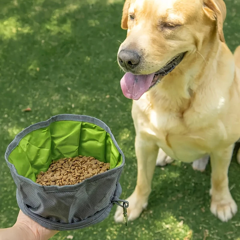 Portable Collapsible Pet Bowl – Travel Food & Water Feeder for Dogs, Puppies & Cats