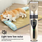 Pet Hair Clipper Set Electric Trimmer Shaver Grooming Kit for Dogs Cats Puppies Rabbits