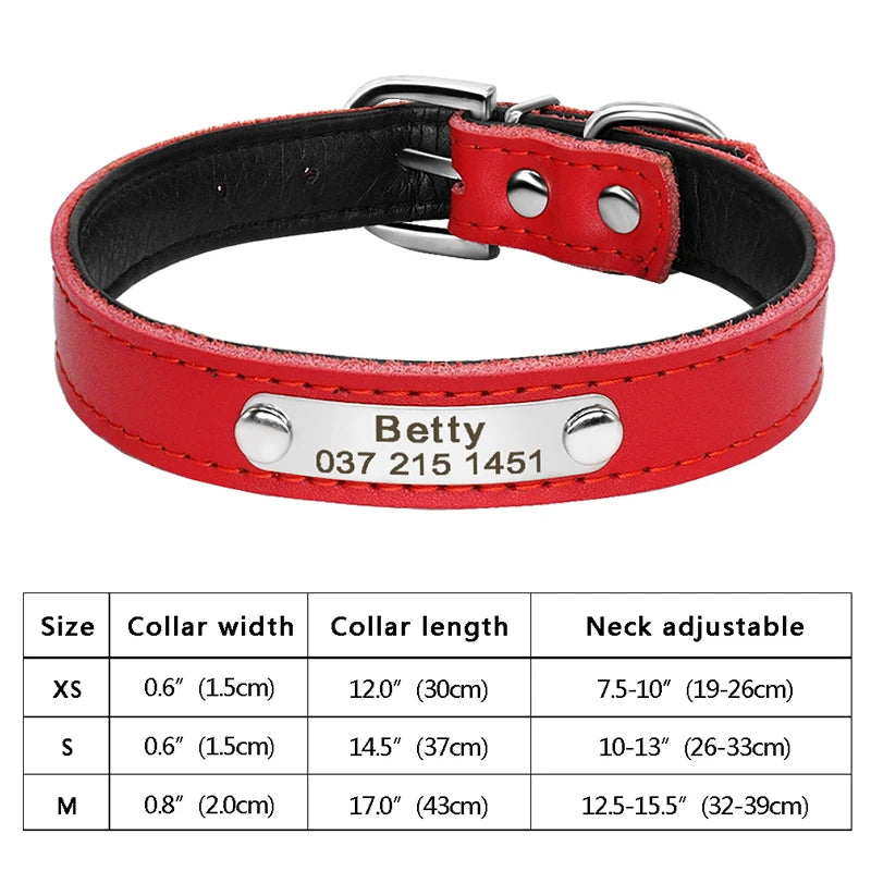 Personalized Dog & Cat Collar – Adjustable Leather Crystal Bowtie Necklace with Rhinestones, Anti-Lost Pet Accessories