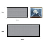 Pet Dog Barrier Fence – Foldable Mesh Safety Gate with 4 Hooks, Breathable Isolated Net for Stairs & Doorways, Portable Playpen Fence for Pets
