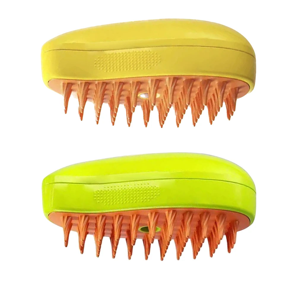 3-in-1 Steam Pet Grooming Brush – Cat & Dog Hair Removal, Massage Comb, Shedding & Spray Tool