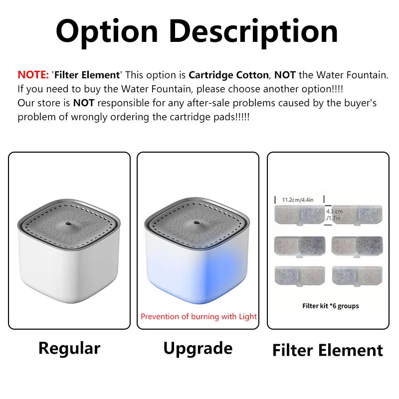 3L Cat Water Fountain – Automatic Recirculating Filter, Large Capacity Silent USB Electric Dispenser for Cats & Pets