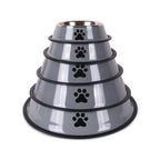 Stainless Steel Pet Bowl – Durable Cat & Dog Food Bowl, Anti-Fall, Multi-Size Feeding Bowl