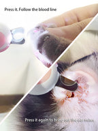 LED Pet Nail Clipper – Professional Cat Dog Claw Trimmer with Safety Lock, Puppy Kitten Grooming Tool