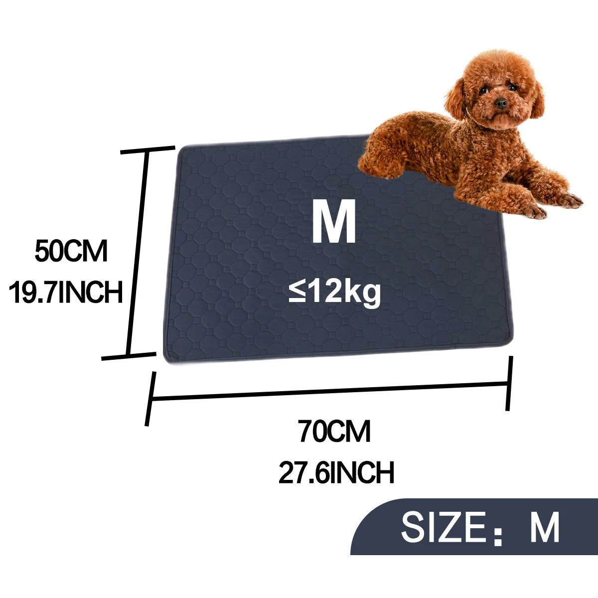 Reusable Dog Pee Pads – Absorbent & Waterproof Pet Training Mats