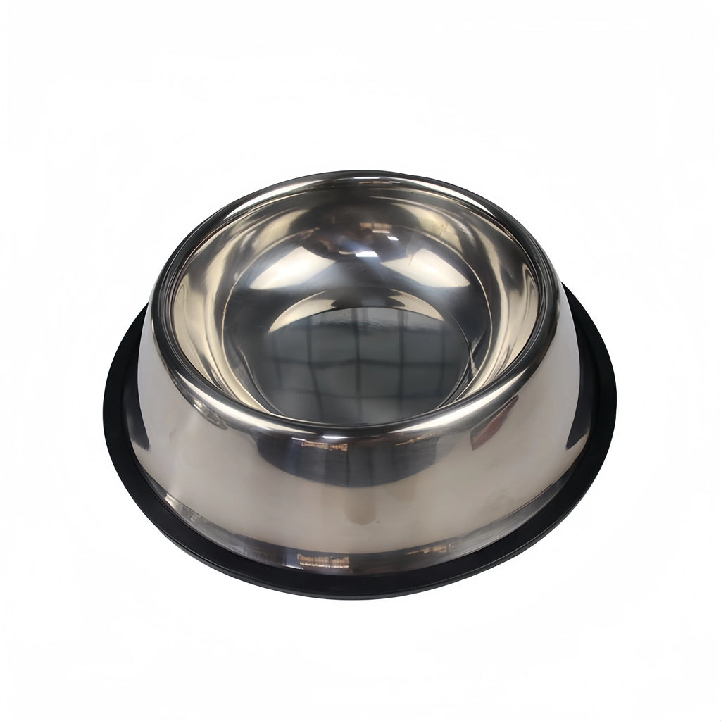 Pet Dog Cat Stainless Steel Bowl – Durable Feeding & Drinking Bowl