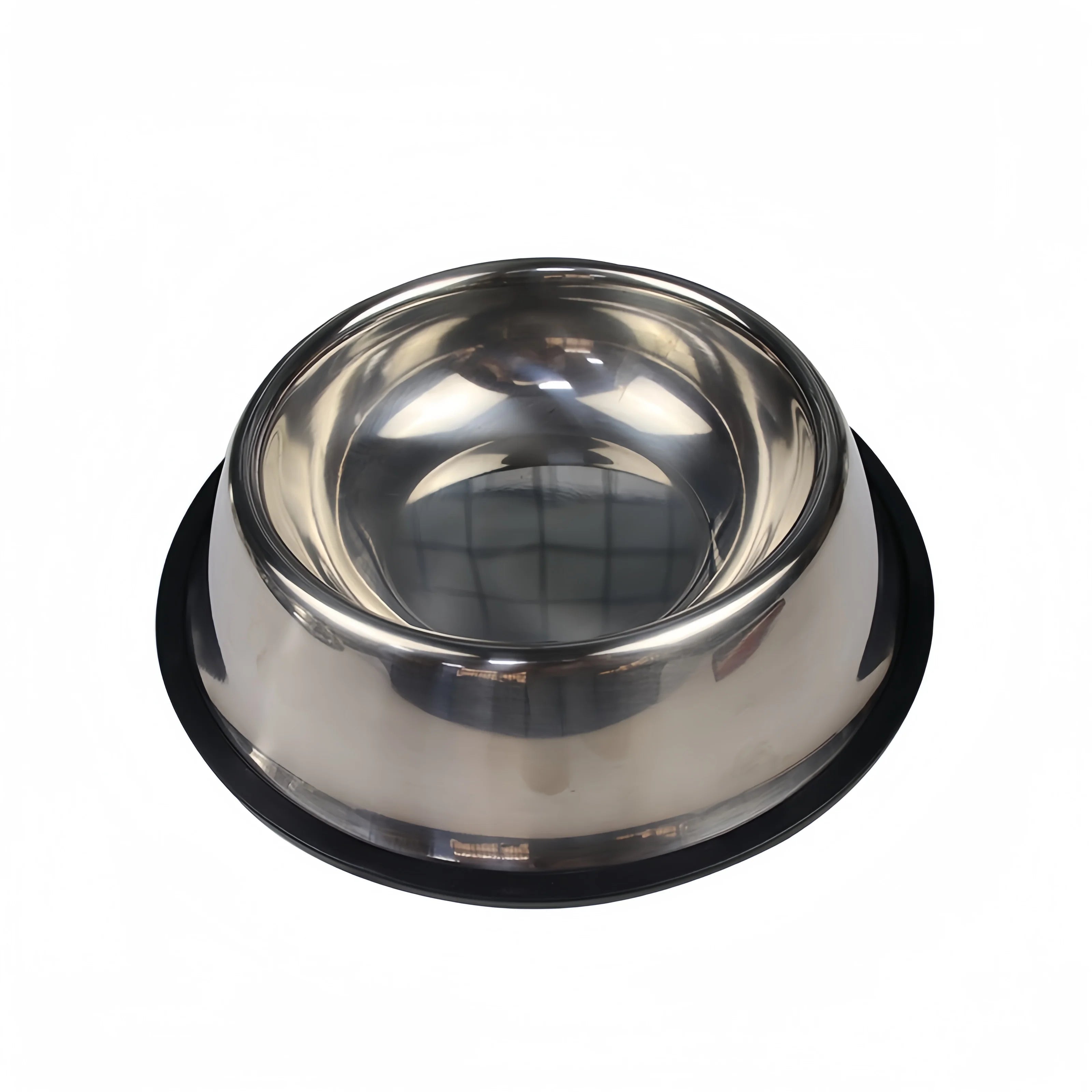 Pet Dog Cat Stainless Steel Bowl – Durable Feeding & Drinking Bowl