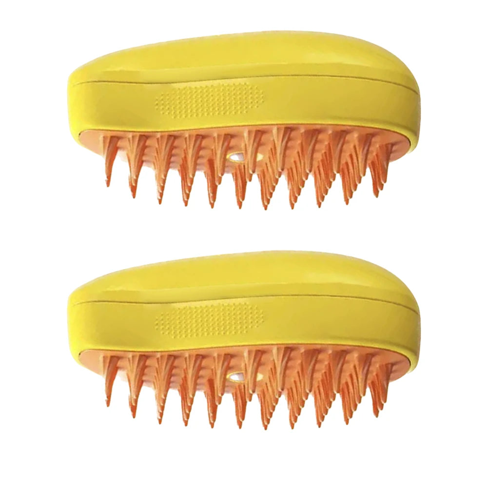 3-in-1 Steam Pet Grooming Brush – Cat & Dog Hair Removal, Massage Comb, Shedding & Spray Tool