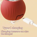 Smart Automatic Rolling Cat Toy – Rechargeable Interactive Mouse Tail for Cats
