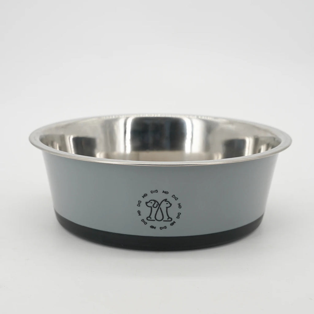 Non-Slip Stainless Steel Pet Bowl – Anti-Tip Dog & Cat Food Bowl