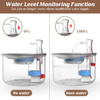 2L Stainless Steel Pet Water Fountain – Automatic Cat Water Dispenser with Sensor & Heater