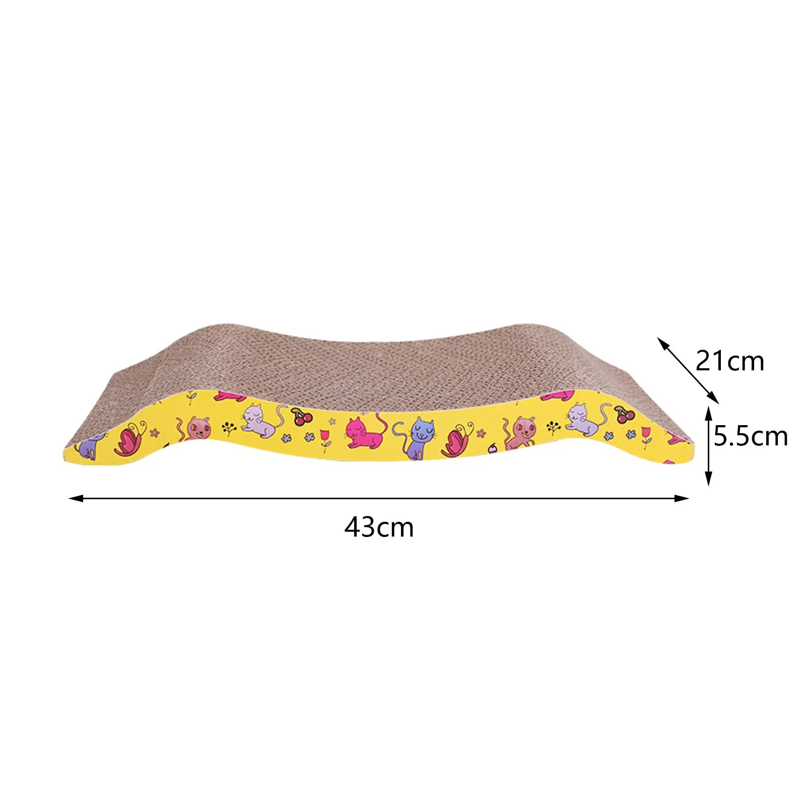 Durable Cat Scratcher Bed – Corrugated Cardboard Sofa Protector for Indoor Cats & Kittens
