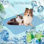 Pet Cooling Mat for Cats & Dogs – Soft Ice Silk Summer Dog Bed