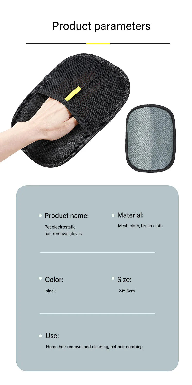 1/2/5pcs Pet Hair Remover Glove – Deshedding Brush Mitt for Dogs, Cats & Rabbits with Long, Short, or Curly Hair