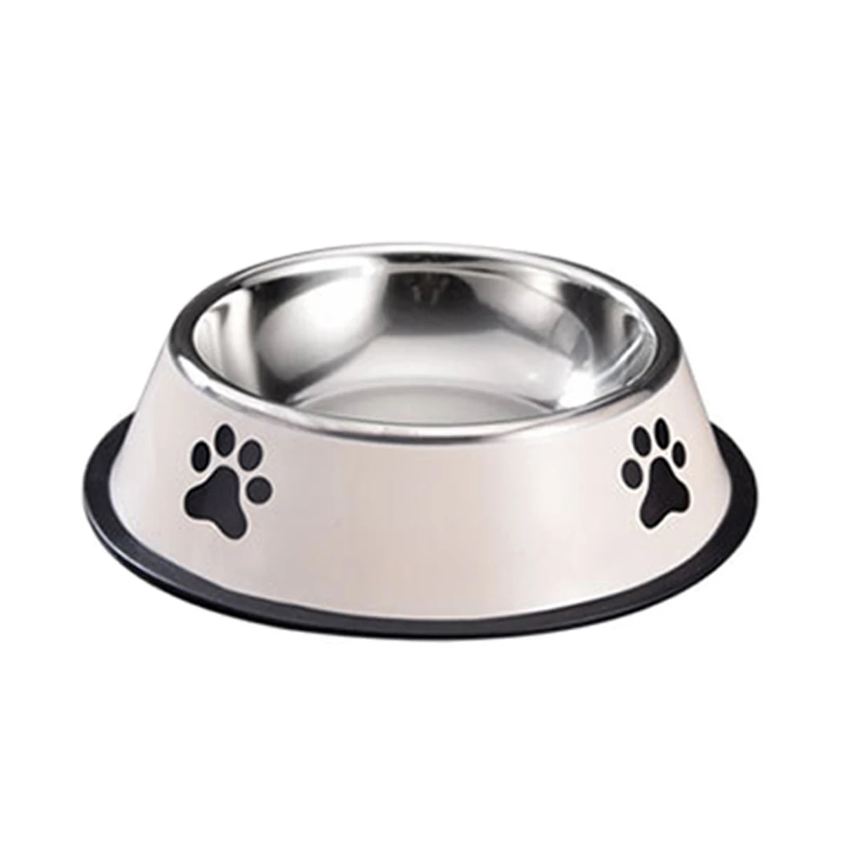 Stainless Steel Pet Bowl – Durable Cat & Dog Food Bowl, Anti-Fall, Multi-Size Feeding Bowl