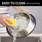 Pet Dog Cat Stainless Steel Bowl – Durable Feeding & Drinking Bowl