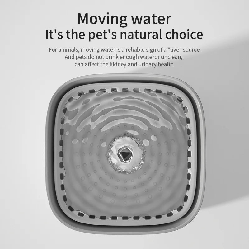 3L Cat Water Fountain – Automatic Recirculating Filter, Large Capacity Silent USB Electric Dispenser for Cats & Pets