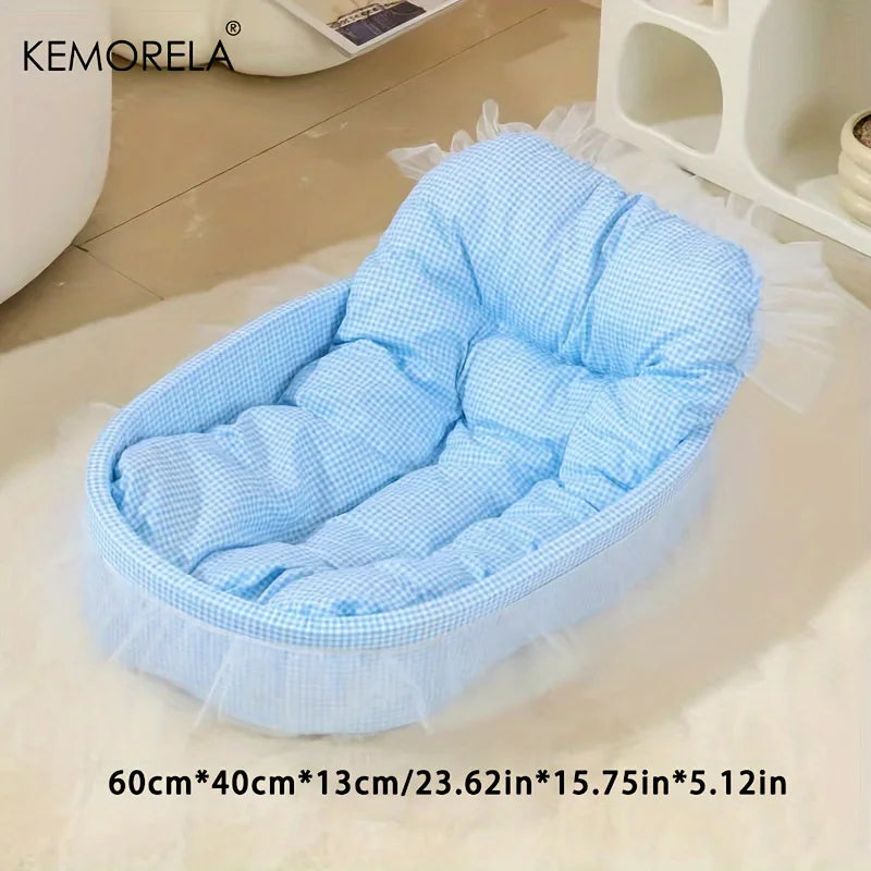 Cat Princess Sofa Bed – Washable, Removable Pet Mat for Cats & Dogs, All-Season Use