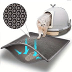 Waterproof Double Layer Cat Litter Mat – Non-Slip, Washable, EVA Pet Toilet Mat