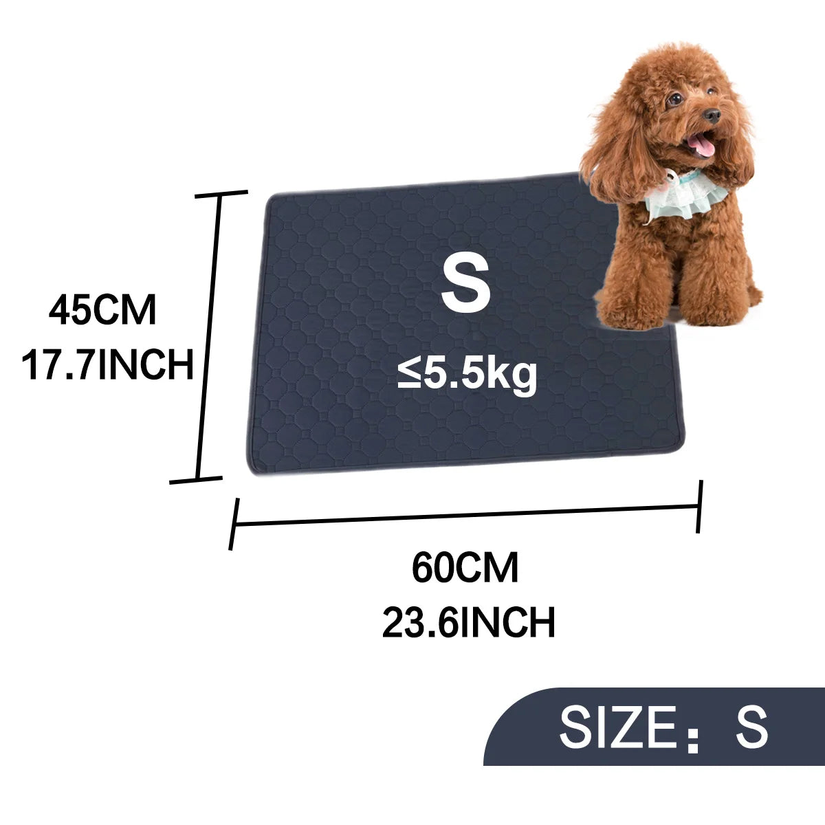 Reusable Dog Pee Pads – Absorbent & Waterproof Pet Training Mats