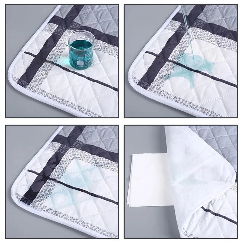 Waterproof Washable Baby Mattress Protector – Cute Cartoon Urine Pad, Breathable Toddler Bed Mat & Diaper Pad