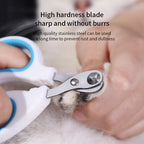 Stainless Steel Pet Nail Clippers – Professional Cat & Small Dog Grooming Trimmer