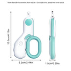 LED Pet Nail Clipper – Professional Cat Dog Claw Trimmer with Safety Lock, Puppy Kitten Grooming Tool