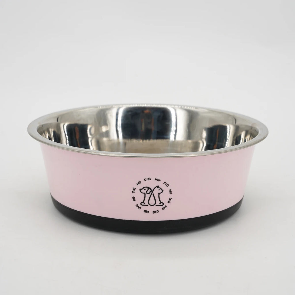 Non-Slip Stainless Steel Pet Bowl – Anti-Tip Dog & Cat Food Bowl