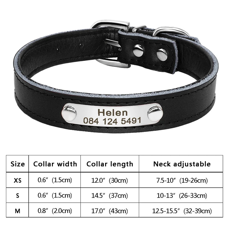 Personalized Dog & Cat Collar – Adjustable Leather Crystal Bowtie Necklace with Rhinestones, Anti-Lost Pet Accessories