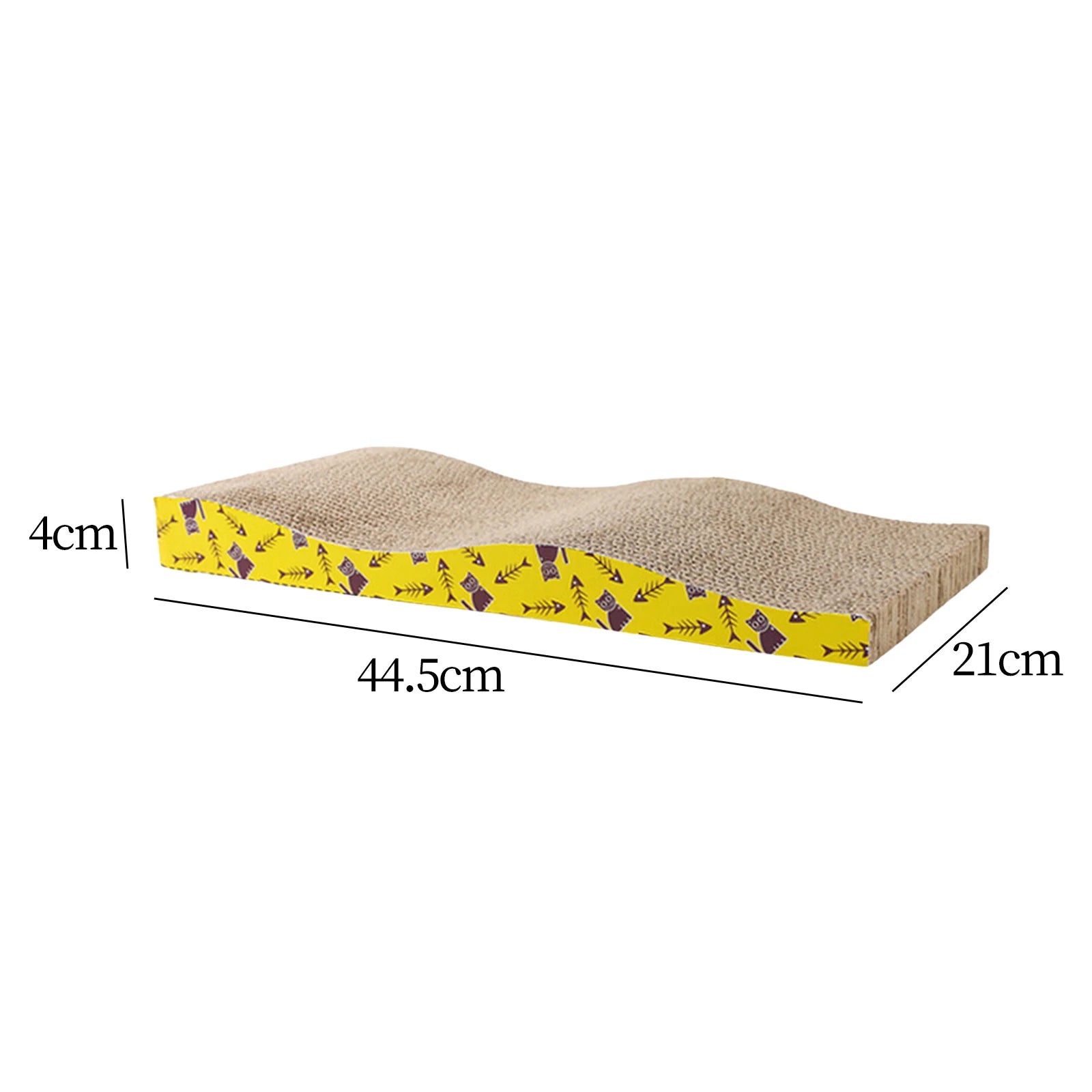 Durable Cat Scratcher Bed – Corrugated Cardboard Sofa Protector for Indoor Cats & Kittens