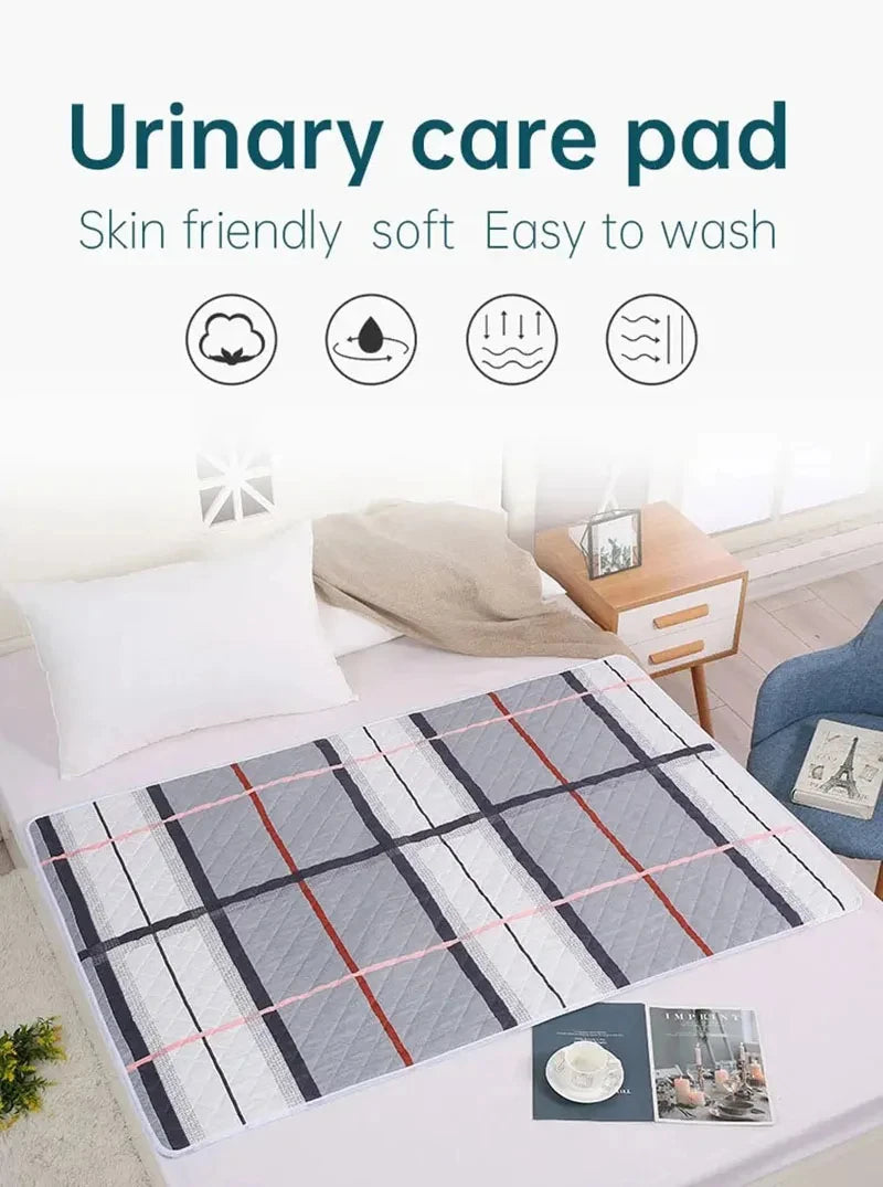 Waterproof Washable Baby Mattress Protector – Cute Cartoon Urine Pad, Breathable Toddler Bed Mat & Diaper Pad